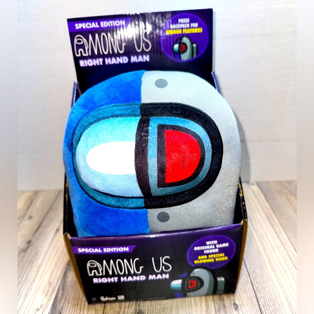Among Us Special Edition Right Hand Man Crewmate Plush With Hidden Features New